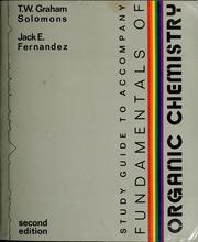 Cover of: Study guide to accompany Fundamentals of organic chemistry by T. W. Graham Solomons