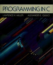 Cover of: Programming in C