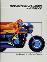 Cover of: Motorcycle operation and service by Jay Webster