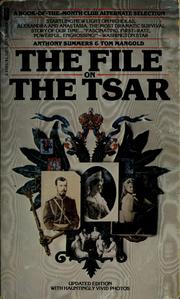 Cover of: The file on the Tsar by Anthony Summers