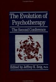 Cover of: The Evolution Of Psychotherapy: The Second Conference