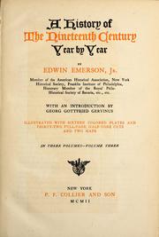 Cover of: A history of the nineteenth century, year by year by Edwin Emerson