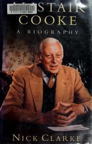 Cover of: Alistair Cooke by Clarke, Nick