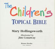 Cover of: The children's topical Bible