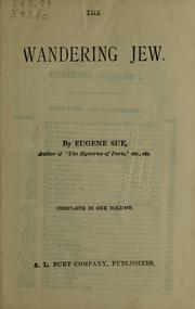 Cover of: The wandering Jew. | EugГЁne Sue