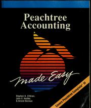 Cover of: Peachtree accounting made easy by Stephen K. O'Brien