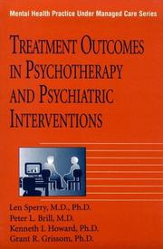 Cover of: Treatment outcomes in psychotherapy and psychiatric interventions