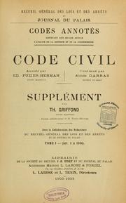 Cover of: Code civil