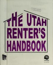 Cover of: Utah renter's handbook by Utah Legal Services, Inc