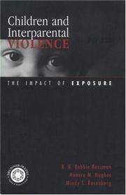 Cover of: Children and Interparental Violence by B. B. R Rossman