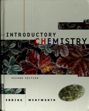 Cover of: Introductory chemistry by Darrell D. Ebbing