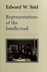 Cover of: Representations of the intellectual by Edward W. Said