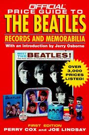 Cover of: Official Price Guide to the Beatles (Serial) by Perry Cox
