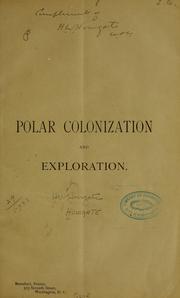 Cover of: Polar colonization and exploration