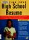 Cover of: Creating your high school resume