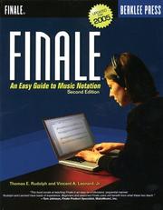 Cover of: Finale: An Easy Guide to Music Notation, Second Edition