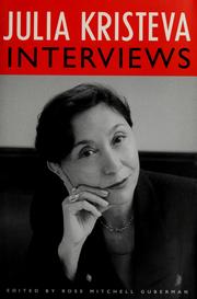 Cover of: Julia Kristeva, interviews