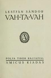 Cover of: Vah-Ta-Vah by Sándor Lestyán
