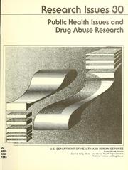 Cover of: Public health issues and drug abuse research by Thomas J. Glynn