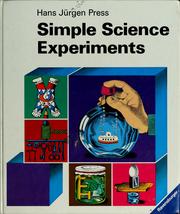 Cover of: Simple science experiments by 