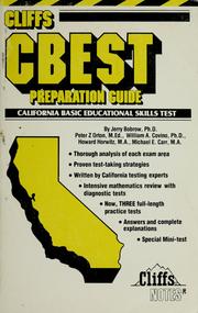 Cliffs California Basic Educational Skills Test by Jerry Bobrow