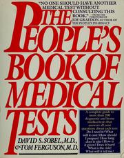 Cover of: The people's book of medical tests by David S. Sobel