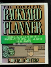 Cover of: The complete backyard planner