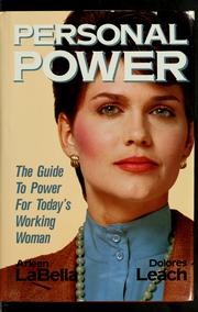Cover of: Personal power by Arleen LaBella