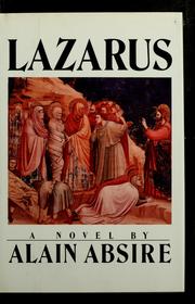 Cover of: Lazarus by Alain Absire