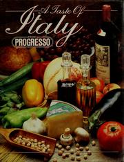 Cover of: A Taste of Italy from Progresso. by 