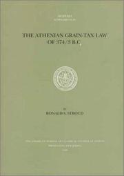 Cover of: The Athenian grain-tax law of 374/3 B.C.