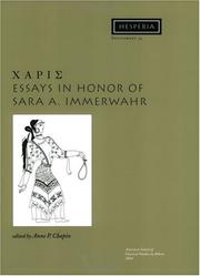 Cover of: Essays in Honor of Sara A. Immerwahr (Hesperia Supplement) by Anne P. Chapin