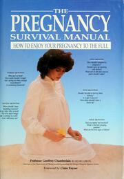 Cover of: The pregnancy survival manual.