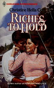 Cover of: Riches to Hold