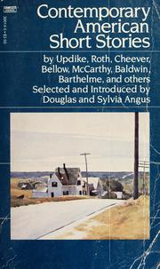 Cover of: Contemporary American short stories by selected and introduced by Douglas and Sylvia Angus