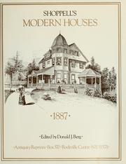 Cover of: Shoppell's Modern Houses, 1887 by Donald J. Berg