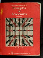 Cover of: Study guide to accompany principle of economics: Theory, problems, policies