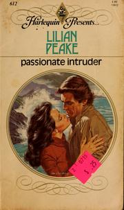 Cover of: Passionate Intruder by Lilian Peake