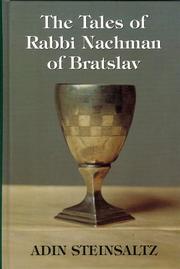 Cover of: The tales of Rabbi Nachman of Bratslav by Adin Steinsaltz