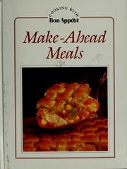 Cover of: Make-ahead meals.