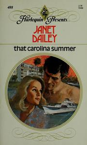 Cover of: That Carolina Summer