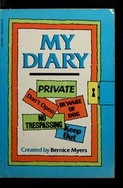 Cover of: My private diary