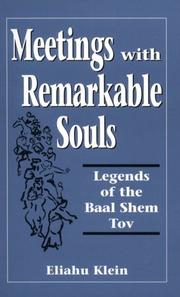 Cover of: Meetings with remarkable souls: legends of the Baal Shem Tov