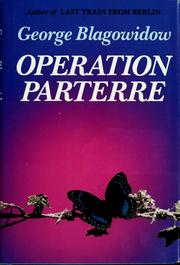 Cover of: Operation parterre