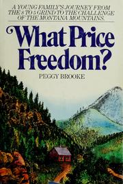 Cover of: What price freedom? by Peggy Brooke
