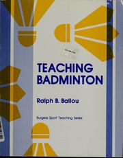 Cover of: Teaching badminton