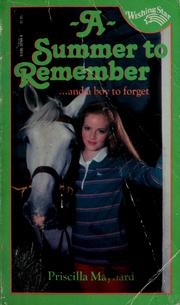 Cover of: A Summer to Remember | Priscilla Maynard
