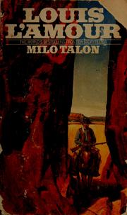 Cover of: Milo Talon