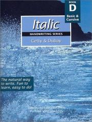 Cover of: Italic Handwriting Series Book D
