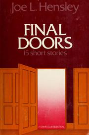 Cover of: Final doors by Joe L. Hensley